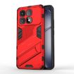 Redmi K70 Ultra Global Punk Armor Phone Case with Holder - Red - 1