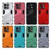Redmi K70 Ultra Global Punk Armor Phone Case with Holder - White - 7
