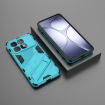 Redmi K70 Ultra Global Punk Armor Phone Case with Holder (Blue) - 2
