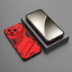 Redmi K80/Poco F7 Pro Punk Armor PC+TPU Case with Holder - Red - 2