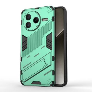 Redmi K80/Poco F7 Pro Punk Armor Green Phone Case with Holder - 1