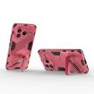 Redmi K80/Poco F7 Pro Punk Armor Phone Case with Holder - Light Red - 5