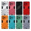 Redmi K80/Poco F7 Pro Punk Armor Phone Case with Holder - Light Red - 7