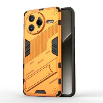 Redmi K80 Pro/Poco F7 Ultra Punk Armor Case with Holder - Orange - 1