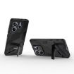 Redmi Note 14 5G Punk Armor PC + TPU Phone Case with Holder - Black - 4