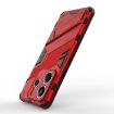 Redmi Note 14 5G Punk Armor Phone Case with Holder - Red, PC + TPU - 5