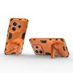 Redmi Note 14 5G Punk Armor Phone Case with Holder - Orange - 4