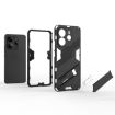 Redmi Note 14 4G Punk Armor PC+TPU Phone Case with Holder Red - 6