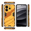 Redmi Note 14 4G Punk Armor PC + TPU Case with Holder - Orange - 3