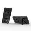 Redmi Note 14 Pro 4G Punk Armor PC+TPU Case with Holder - Black - 4