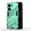 Redmi Note Turbo 4 Punk Armor Green Phone Case with Holder - PC + TPU - 1