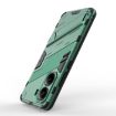 Redmi Note Turbo 4 Punk Armor Green Phone Case with Holder - PC + TPU - 5