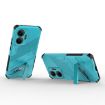 Redmi Turbo 4 Pro Punk Armor Phone Case with Holder - Blue PC + TPU - 4
