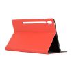 Samsung Galaxy Tab S7 T870 (2020) Red Leather Flip Case with Holder - 6