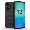 Redmi 13 4G Global Magic Shield TPU + Flannel Case - Black - 1