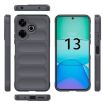 Redmi 13 4G Global Magic Shield TPU Flannel Case - Dark Grey - 3