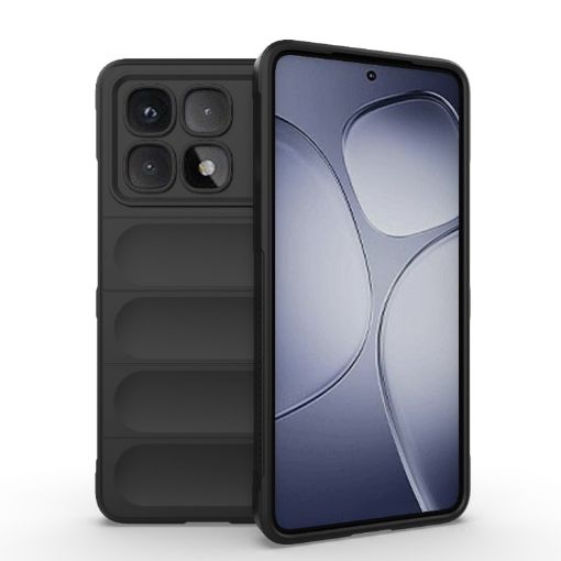 Redmi K70 Ultra Global Magic Shield TPU Flannel Case Black - 1