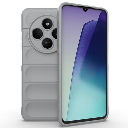 Redmi 14C 4G Global Magic Shield TPU Flannel Phone Case Grey - 1
