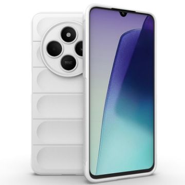 Redmi 14C 4G Global Magic Shield TPU Flannel Phone Case White - 1