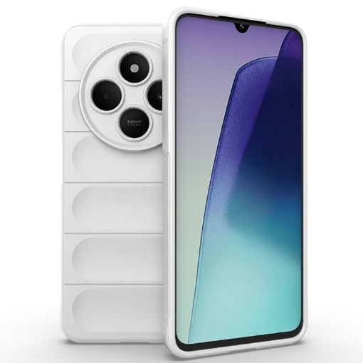 Redmi 14C 4G Global Magic Shield TPU Flannel Phone Case White - 1