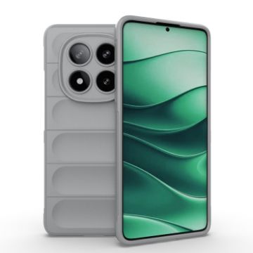 Redmi Note 14 Pro 5G Grey Magic Shield TPU Flannel Phone Case - 1