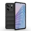 Redmi Note 14 5G Magic Shield TPU Flannel Case - Black - 1