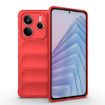 Redmi Note 14 5G Magic Shield TPU + Flannel Case - Red - 1