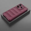 Redmi Note 14 5G Wine Red Magic Shield TPU Flannel Phone Case - 2