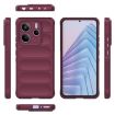 Redmi Note 14 5G Wine Red Magic Shield TPU Flannel Phone Case - 3