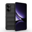 Redmi Turbo 4 Magic Shield TPU + Flannel Phone Case Black - 1