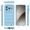 Redmi K80 5G/Poco F7 Pro Magic Shield TPU Flannel Case Light Blue - 3