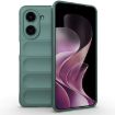Redmi A5/Xiaomi Poco C71 Magic Shield TPU Flannel Case Dark Green - 1