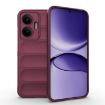 Redmi Turbo 4 Pro 5G Magic Shield TPU Flannel Case - Wine Red - 1