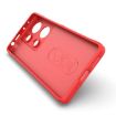 Red TPU + Flannel Phone Case for Redmi Note 14S 4G Global Magic Shield - 4