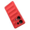 Red TPU + Flannel Phone Case for Redmi Note 14S 4G Global Magic Shield - 5