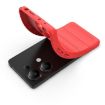 Red TPU + Flannel Phone Case for Redmi Note 14S 4G Global Magic Shield - 6