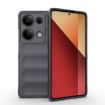 Redmi Note 14S 4G Global Magic Shield TPU Flannel Case Dark Grey - 1