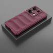 Redmi Note 14S 4G Global Wine Red Magic Shield TPU Flannel Case - 2