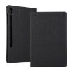 Samsung Galaxy Tab S7/S8 Leather Case with Holder - Black (2020) - 1