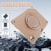 iPad Pro 13 2024 Case - Rotation Handle Holder Silicone Hybrid PC (Coffee) - 5