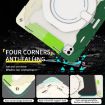 iPad Pro 13 2024 Silicone Case with Rotating Ring & Pen Slot - Green - 6