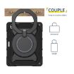 iPad Pro 13 2024 Armor Case with Rotating Ring & Pen Slot - Black - 2