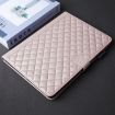 Samsung Galaxy Tab S10 FE+ Rhombus Lattice Leather Case Rose Gold - 6