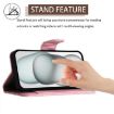 TCL 60 SE NxtPaper/605 Pink Rhombic Flip Leather Case with Lanyard - 3