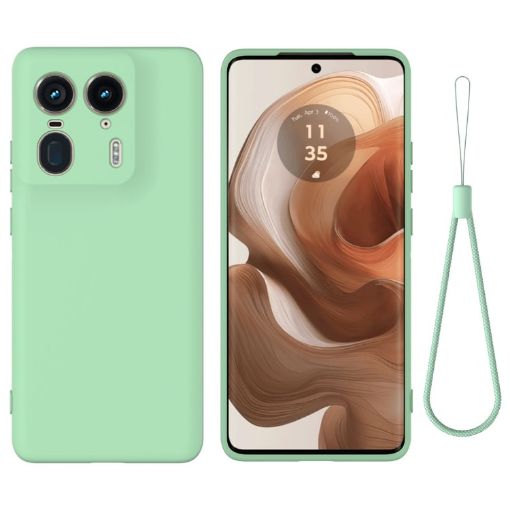 Moto X50 Ultra Green Silicone Dropproof Full Coverage Case - 1