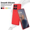 Motorola Edge 60s Red Silicone Dropproof Full Coverage Phone Case - 3