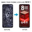 itel A60s OEM LCD Screen with Digitizer Full Assembly Replacement - 6