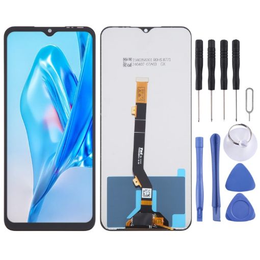 itel S18 Pro OEM LCD Screen with Digitizer Full Assembly Replacement - 1