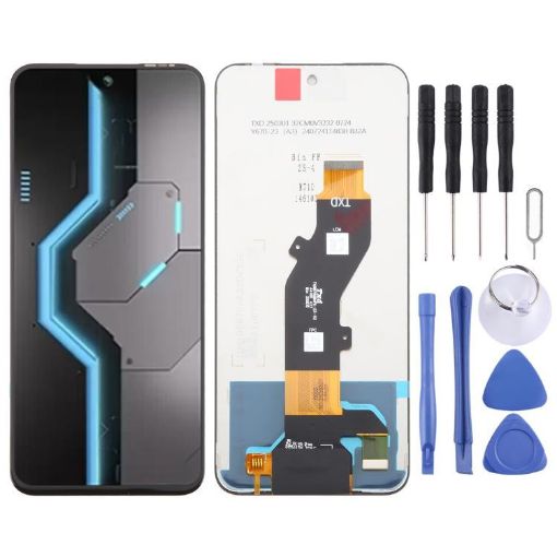 itel P65 OEM LCD Screen with Digitizer Full Assembly Replacement - 1