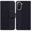 Redmi A5 4G Geometric Embossed Leather Phone Case Black 171.7mm - 1